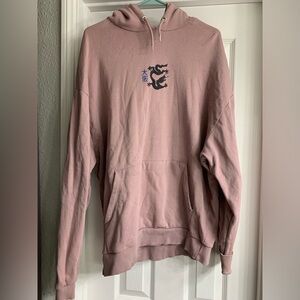 Pink/faded pink hoodie from ASOS